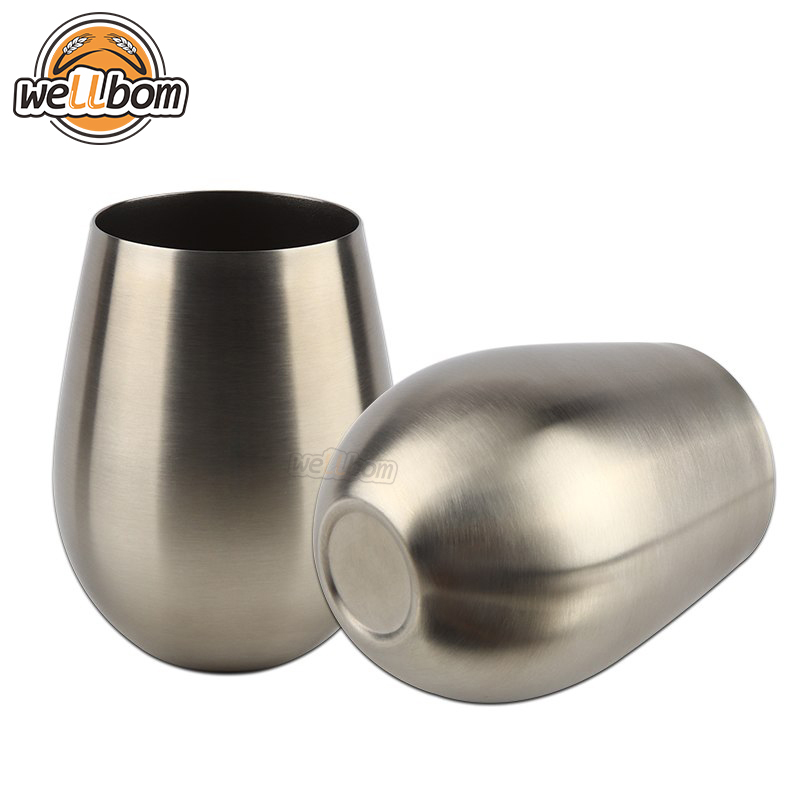 500ml 17oz Stainless Steel 304 Wine Cup Insulated drinking Mug Cup Beer Drinking Cup Mugs outdoor Travel Camping